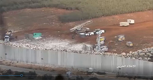 Hezbolá divulga un vídeo de operación israelí al sur de Líbano